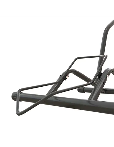 SPORTNOW Portable Bike Floor Stand, Freestanding Bike Rack for 16"-29" Kid's/Mountain/Road Bikes Home Garages Use