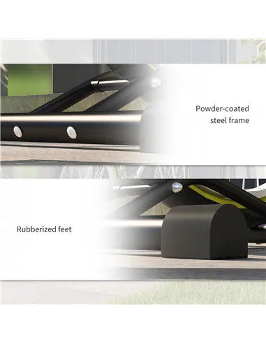 SPORTNOW Vertical and Horizontal Bike Rack Bicycle, Storage Stand with Adjustable Hooks, for 24"-29" Wheels, 700c Bike