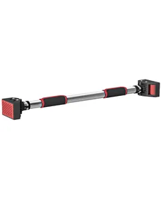 SPORTNOW Doorway Pull Up Bar, No Screws Door Frame Chin Up Bar, Adjustable Length (75-92cm) for Home Gym Workout, Max Load 200kg