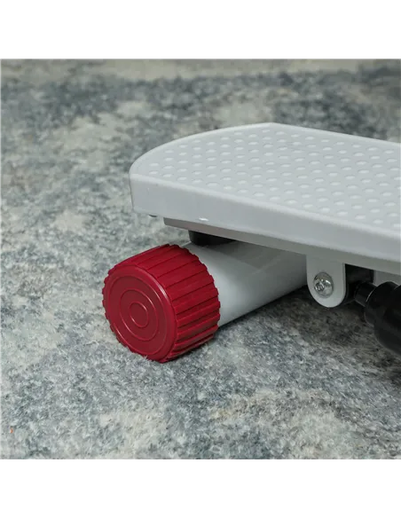 SPORTNOW Mini Stepper Machine, with LCD Monitor, Non-Slip Pedals, Grey