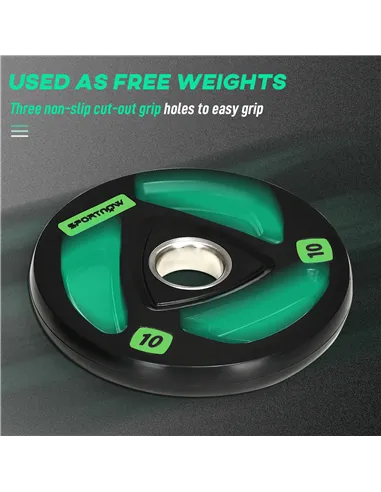 SPORTNOW Tib Bar with 2 x 10kg Olympic Weight Plates, Tibialis Trainer Calf Raise Machine for Shin Splints and Knee Pain Relief,