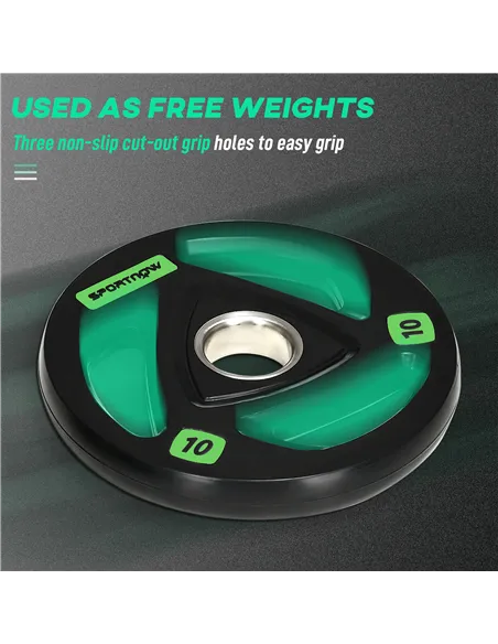 SPORTNOW Tib Bar with 2 x 10kg Olympic Weight Plates, Tibialis Trainer Calf Raise Machine for Shin Splints and Knee Pain Relief,