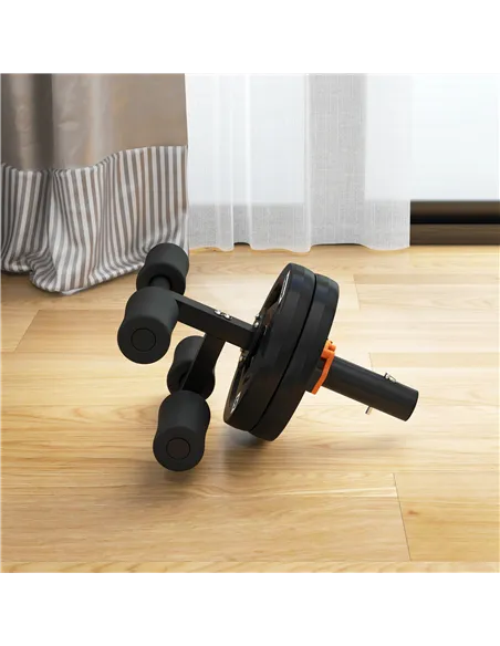 SPORTNOW Tib Bar with 2 x 5kg Olympic Weight Plates, Tibialis Trainer Calf Raise Machine for Shin Splints and Knee Pain Relief, 