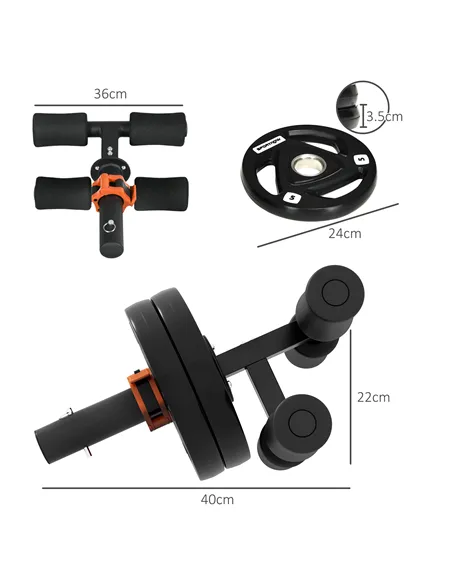 SPORTNOW Tib Bar with 2 x 5kg Olympic Weight Plates, Tibialis Trainer Calf Raise Machine for Shin Splints and Knee Pain Relief, 