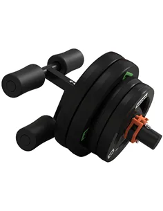 SPORTNOW Tib Bar with 2 x 5kg&2 x 10kg Olympic Weight Plates, Tibialis Trainer Calf Raise Machine for Shin Splints and Knee Pain