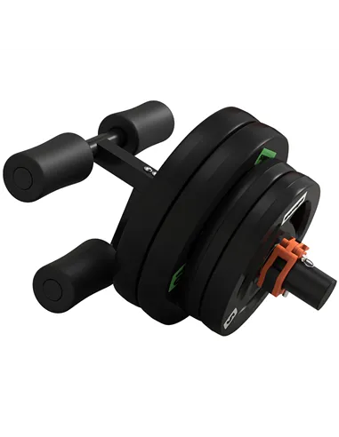 SPORTNOW Tib Bar with 2 x 5kg&2 x 10kg Olympic Weight Plates, Tibialis Trainer Calf Raise Machine for Shin Splints and Knee Pain