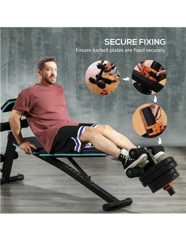 SPORTNOW Tib Bar with 2 x 5kg&2 x 10kg Olympic Weight Plates, Tibialis Trainer Calf Raise Machine for Shin Splints and Knee Pain