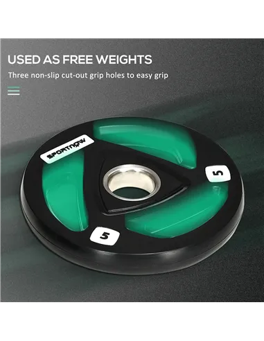 SPORTNOW Tib Bar with 2 x 5kg&2 x 10kg Olympic Weight Plates, Tibialis Trainer Calf Raise Machine for Shin Splints and Knee Pain