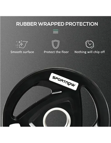 SPORTNOW Tib Bar with 2 x 5kg&2 x 10kg Olympic Weight Plates, Tibialis Trainer Calf Raise Machine for Shin Splints and Knee Pain