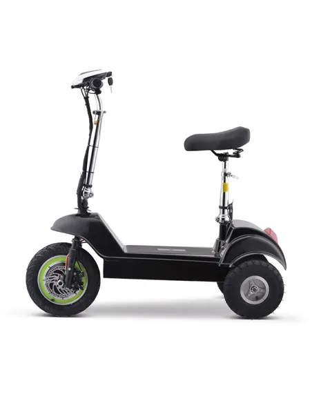 Zipper Folding 3 Wheel electric mobility scooter with seat 350W - photo02