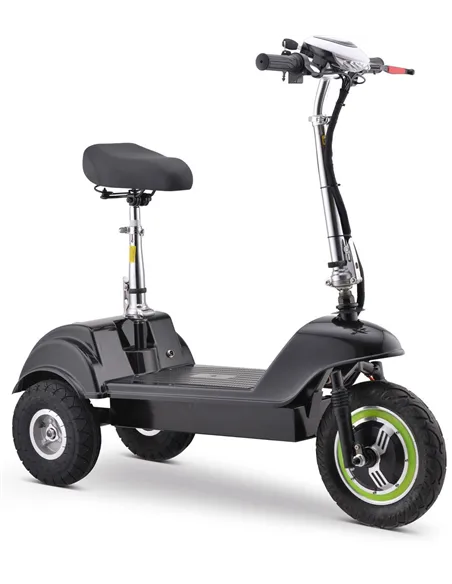 Zipper Folding 3 Wheel electric mobility scooter with seat 350W - photo03
