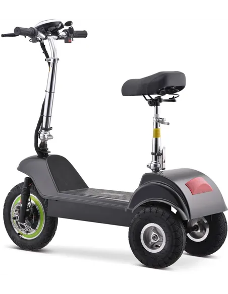 Zipper Folding 3 Wheel electric mobility scooter with seat 350W - photo04