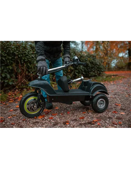 Zipper Folding 3 Wheel electric mobility scooter with seat 350W - photo10
