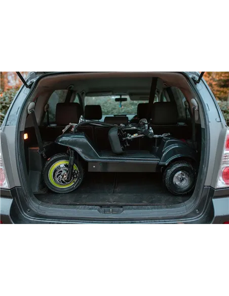 Zipper Folding 3 Wheel electric mobility scooter with seat 350W - photo12