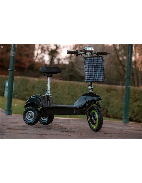 Zipper Folding 3 Wheel electric mobility scooter with seat 350W - photo21