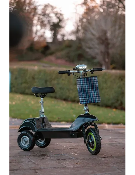 Zipper Folding 3 Wheel electric mobility scooter with seat 350W - photo23