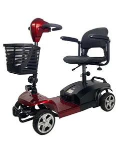 Zipper Pavement Legal 4 Wheel Electric Mobility Scooter with Seat 24V 180W - photo01