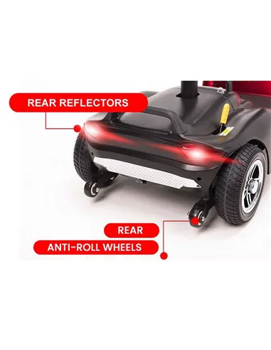 Zipper Pavement Legal Electric Mobility Scooter with Removable Battery 24V 250W - photo07