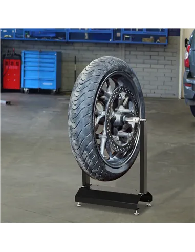 DURHAND Motorcycle Bicycle Wheel Lifting Balance Stand, Motorbike Portable Stand, Rotating Adjustment Wheel