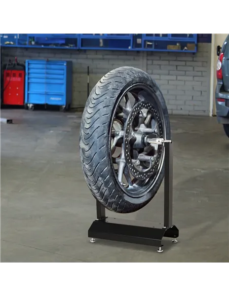 DURHAND Motorcycle Bicycle Wheel Lifting Balance Stand, Motorbike Portable Stand, Rotating Adjustment Wheel