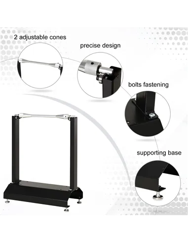 DURHAND Motorcycle Bicycle Wheel Lifting Balance Stand, Motorbike Portable Stand, Rotating Adjustment Wheel