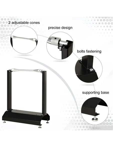 DURHAND Motorcycle Bicycle Wheel Lifting Balance Stand, Motorbike Portable Stand, Rotating Adjustment Wheel