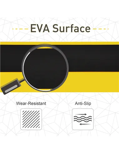 DURHAND 2PCS Saw Horse Twin Pack Folding Workbench Adjustable Metal Trestle Stands with Non-slip EVA Surface for Sawing Work Max