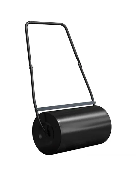 DURHAND Heavy Duty Garden Lawn Roller Push Tow Water Sand Filled 46L Equipment Manual Push Rolling Drum