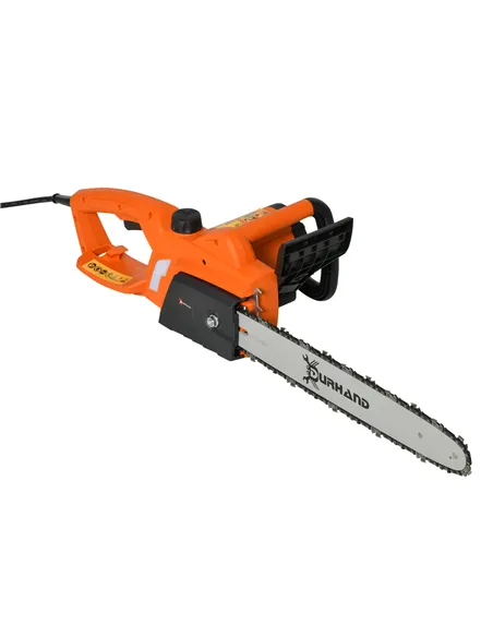 DURHAND 2000W Powerful Electric Chainsaw, 16" Aluminium Blade Portable Corded Chain Saw, 7250rpm Chain Saw for Garden Tree Pruni