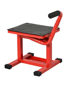 DURHAND Steel Motorbike Jack Lift, 27.5 / 39.5 H cm - Red