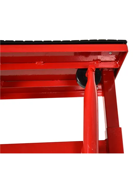 DURHAND Steel Motorbike Jack Lift, 27.5 / 39.5 H cm - Red