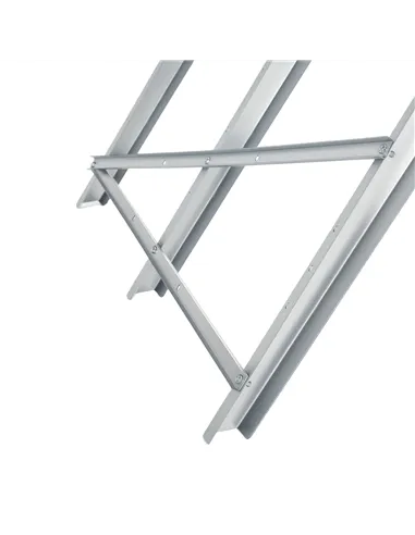 DURHAND Portable Sawhorse Heavy Duty Steel Adjustable Work Support, Foldable Sawhorse Stand 100 kg Weight Capacity, Silver Tone