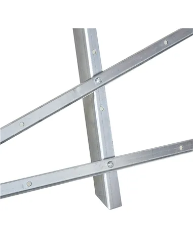 DURHAND Portable Sawhorse Heavy Duty Steel Adjustable Work Support, Foldable Sawhorse Stand 100 kg Weight Capacity, Silver Tone