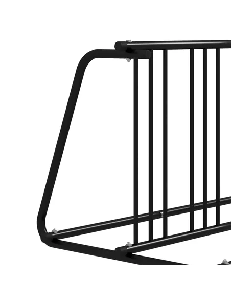 DURHAND Bike Stand, Double-sided Bike Rack Floor Stand for 6 Bicycles, Kids/Mountain/Road Bikes Garage Indoor Outdoor Use
