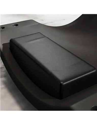 DURHAND Mechanic Vehicle Creeper, Under-Car Rolling Crawler Board, with Headrest, Wheels, Black