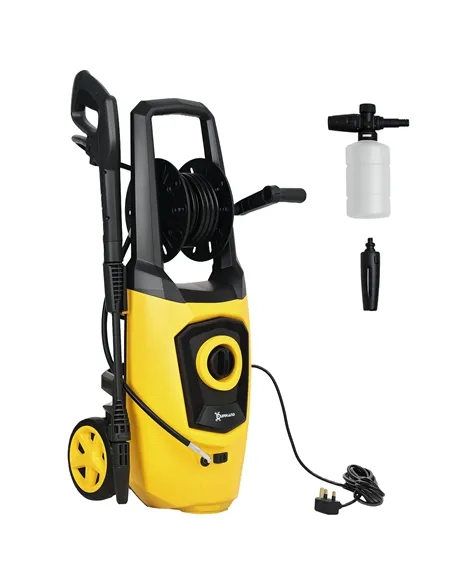 DURHAND 1800W High Pressure Washer, 150 Bar Pressure, 510 L/h Flow, High-Performance Portable Power Washer Jet Wash Cleaner with