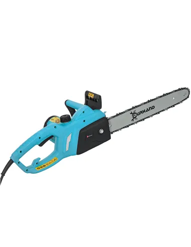 DURHAND 2000W Powerful Electric Chainsaw, 16" Aluminium Blade Portable Corded Chain Saw, 7250rpm Chain Saw for Garden Tree Pruni