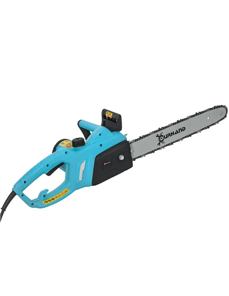 DURHAND 2000W Powerful Electric Chainsaw, 16" Aluminium Blade Portable Corded Chain Saw, 7250rpm Chain Saw for Garden Tree Pruni