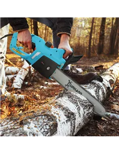 DURHAND 2000W Powerful Electric Chainsaw, 16" Aluminium Blade Portable Corded Chain Saw, 7250rpm Chain Saw for Garden Tree Pruni 2