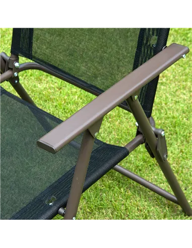 Outsunny 6 Piece Garden Dining Set with Umbrella, Patio Sets with Parasol with 4 Folding Dining Chairs & Round Tempered Glass Ta