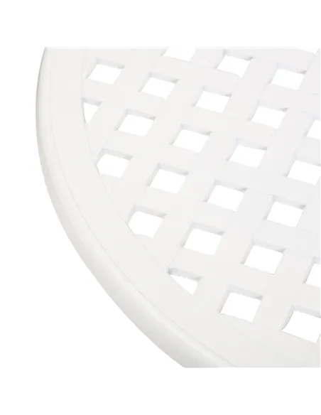 Outsunny Three-Piece Elegant Aluminium Garden Set - White