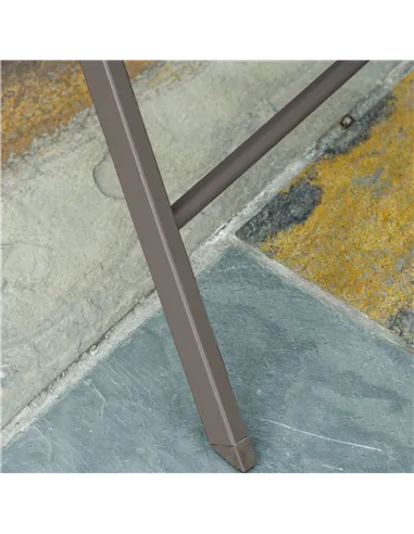 Outsunny 3 Piece Foldable Garden Bistro Set Patio Furniture Set with Table and 2 Chairs for Conservatory Balcony Terrace, Grey