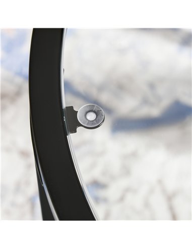 HOMCOM Two-Piece Nest of Glass-Top Coffee Tables