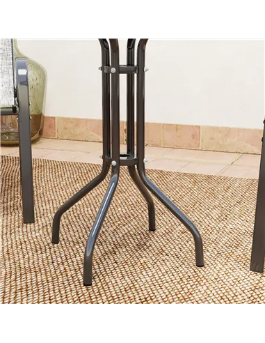 Outsunny Three-Piece Outdoor Garden Set - Grey