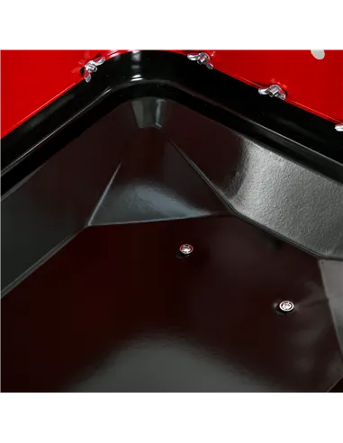 Outsunny Charcoal Trolley BBQ Barbecue Grill Patio Camping Picnic Garden Party Outdoor Cooking with Windshield and Wheels Side T