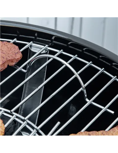 Outsunny Portable Kettle Charcoal Grill - Black