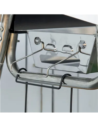 Outsunny Charcoal BBQ Grill - Black