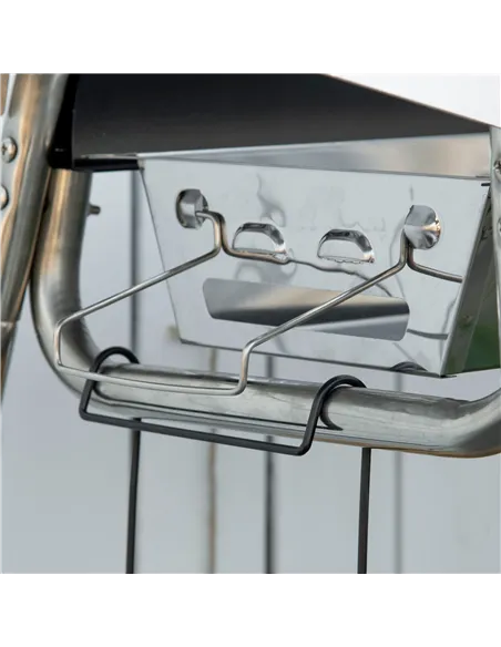 Outsunny Charcoal BBQ Grill - Black