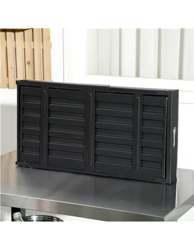 Outsunny Foldable Charcoal Grill - Black