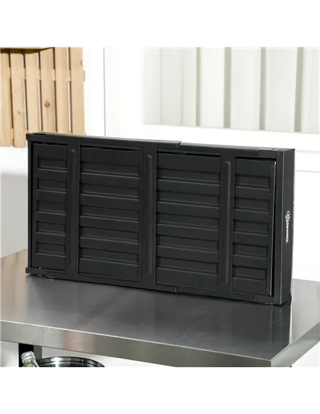 Outsunny Foldable Charcoal Grill - Black